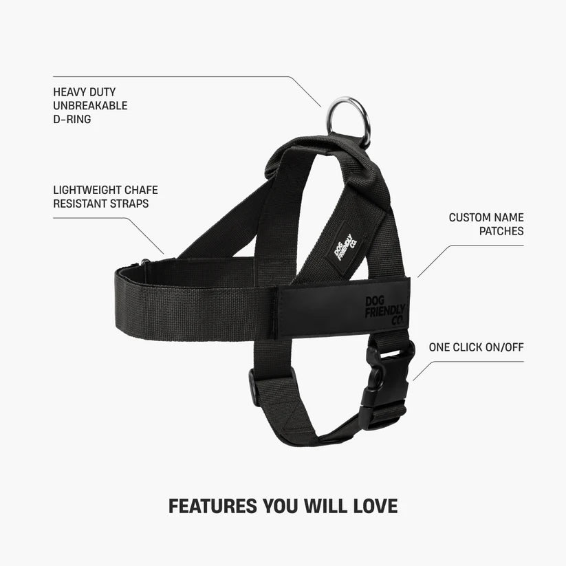 Dog Harness + FREE D-ring