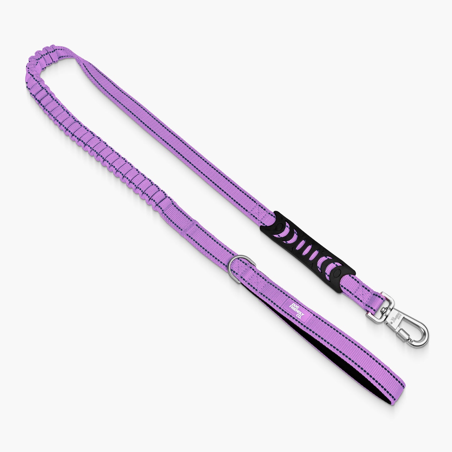 Bungee Dog Leash - Purple