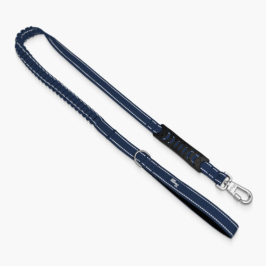 Bungee Dog Leash - Navy Blue