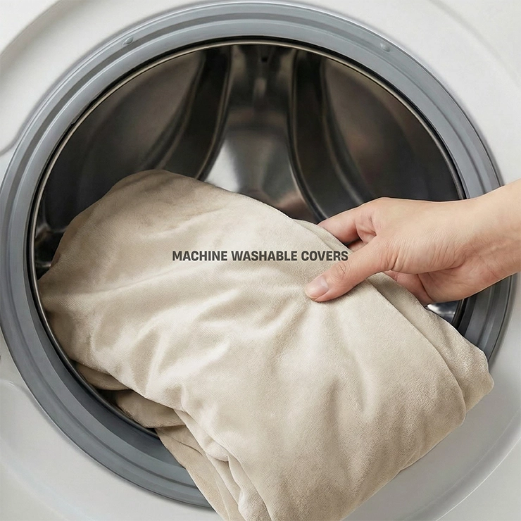 Chill Pill Memory Foam Dog Bed - Beige (Medium)