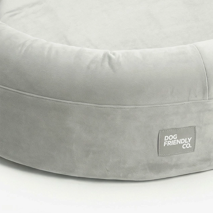 Chill Pill Memory Foam Dog Bed - Grey (Medium)