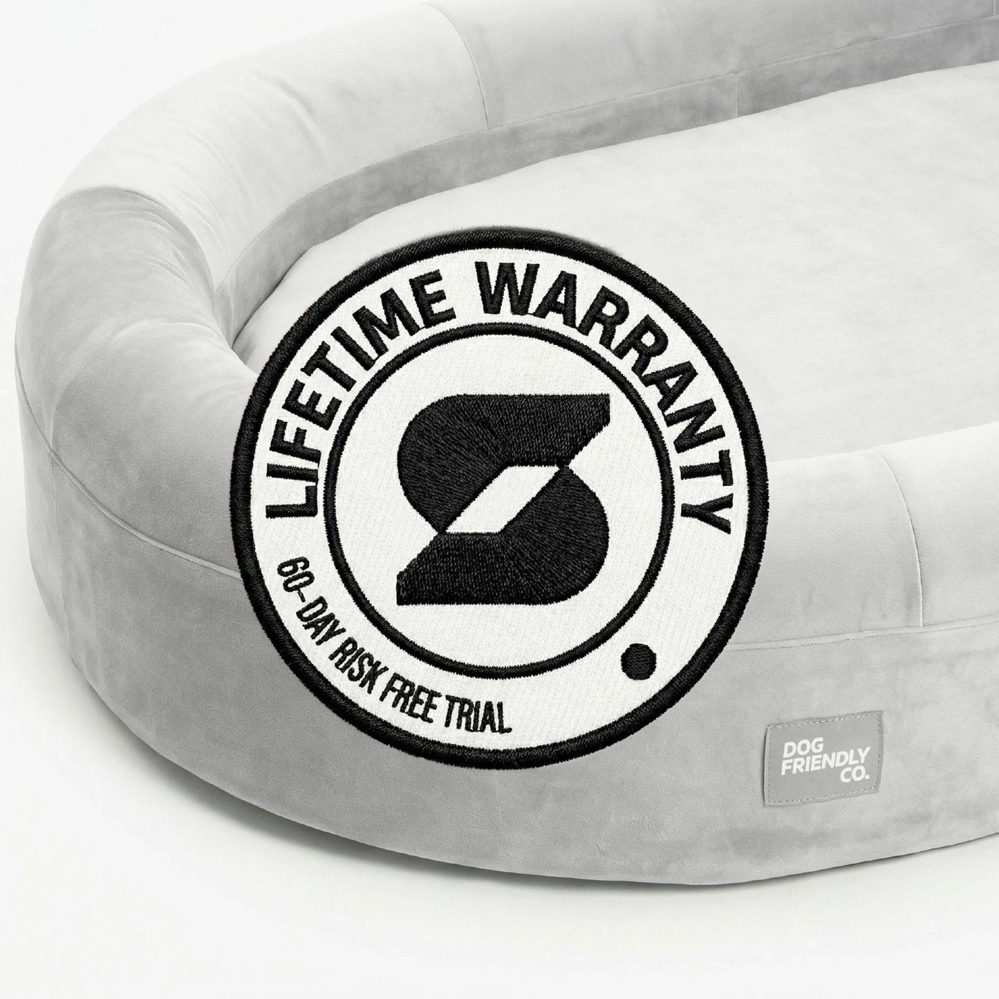 Chill Pill Velvet Easy Fit Cover - Grey