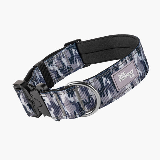 Tactical Dog Collar - Grey Camo