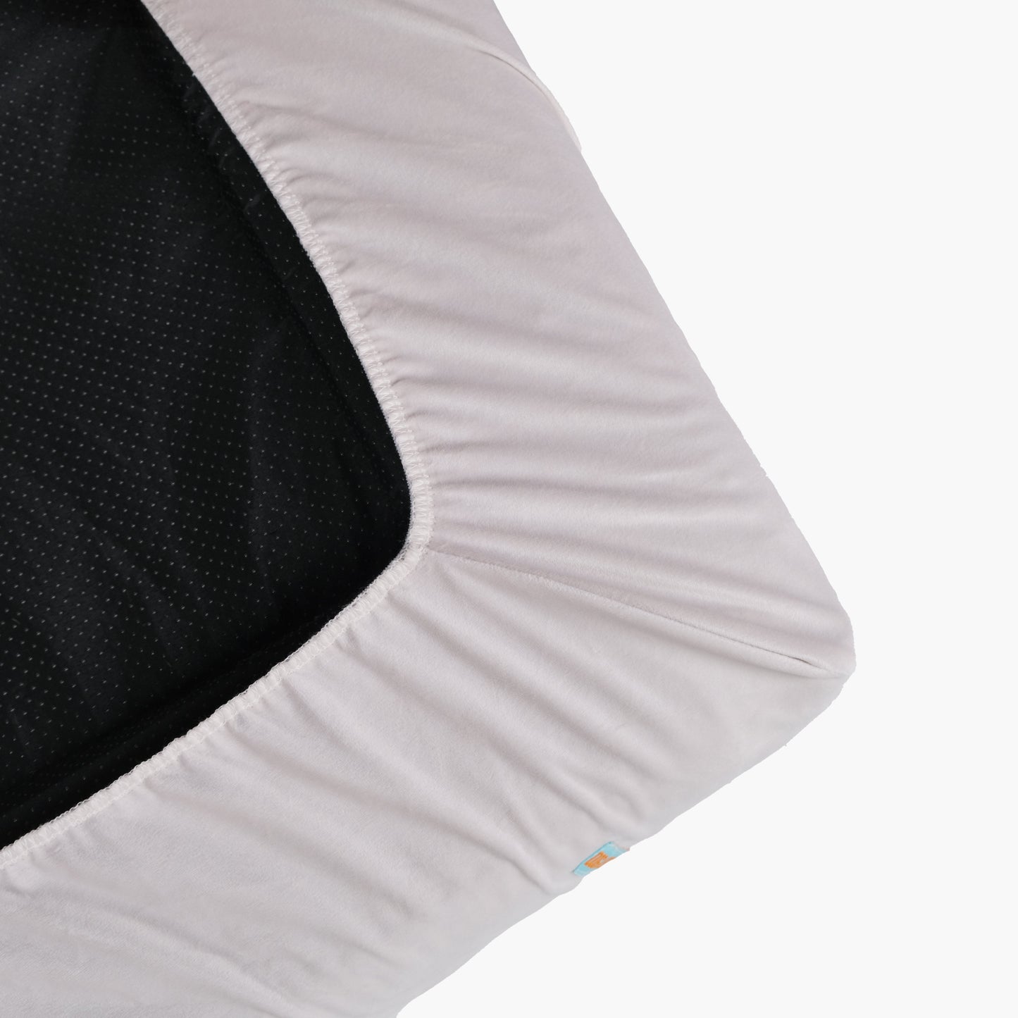 Velvet Easy Fit Dog Bed Cover - Champagne