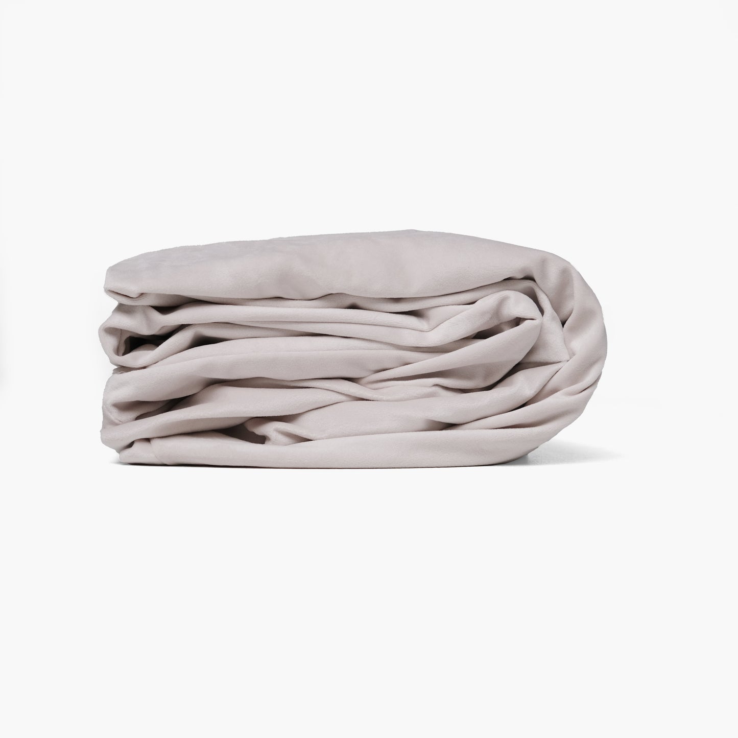 Velvet Easy Fit Dog Bed Cover - Champagne