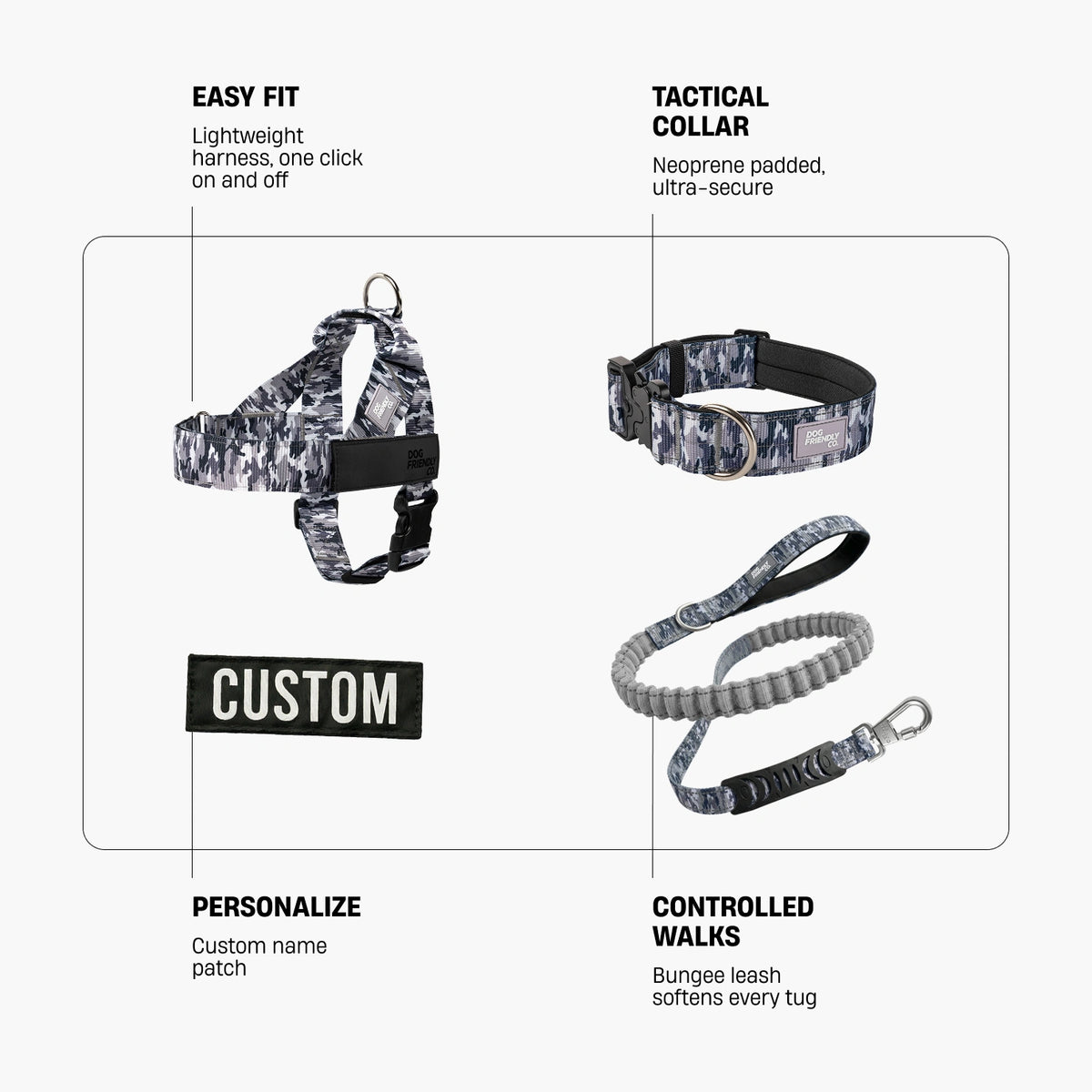 Dog Lovers Pack - Grey Camo
