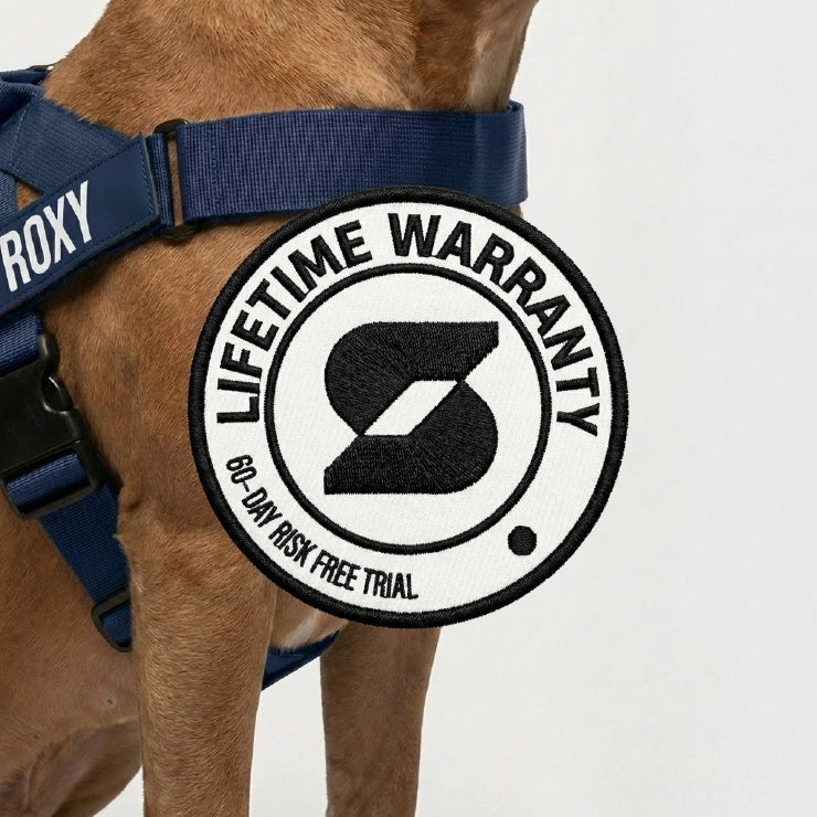 Personalised Dog Harness - Navy Blue