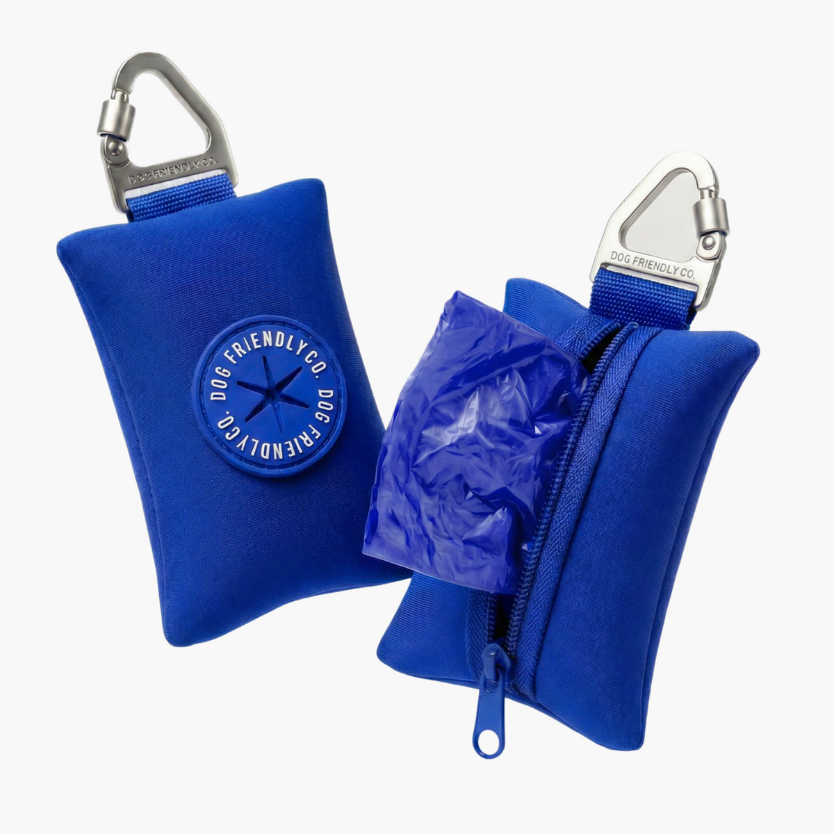 Dog Poop Bag Holder - Classic Blue
