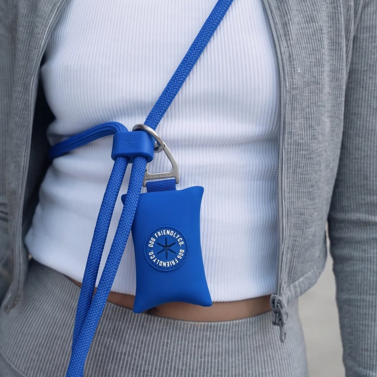 Dog Poop Bag Holder - Classic Blue