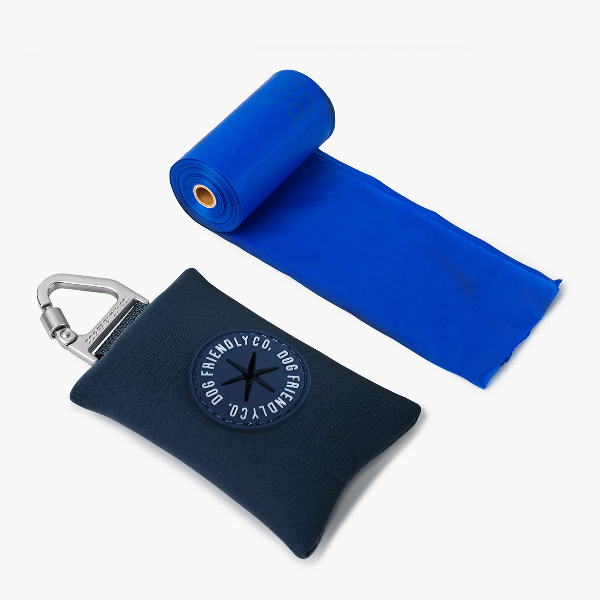 Dog Poop Bag Holder - Navy Blue
