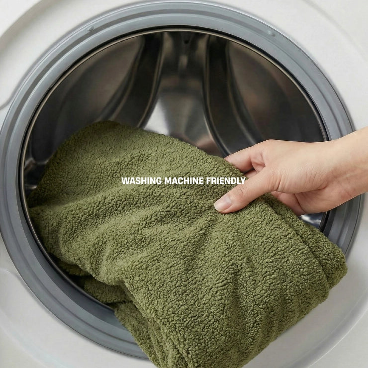 Bouclé Bed Replacement Cover - Green Bouclé