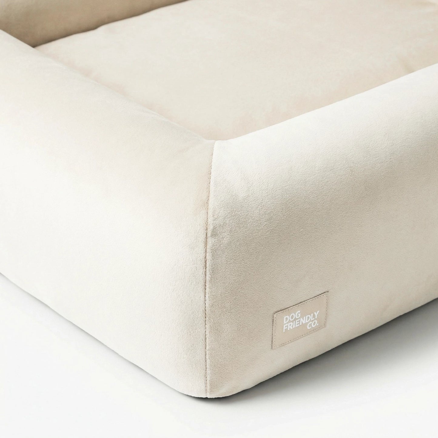 Premium Orthopedic Memory Foam Dog Bed - Beige (Large)