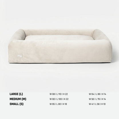 Premium Orthopedic Memory Foam Dog Bed - Beige