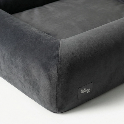 Premium Orthopedic Memory Foam Dog Bed - Charcoal