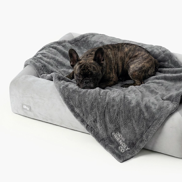 Premium Orthopedic Memory Foam Dog Bed - Grey (Medium)