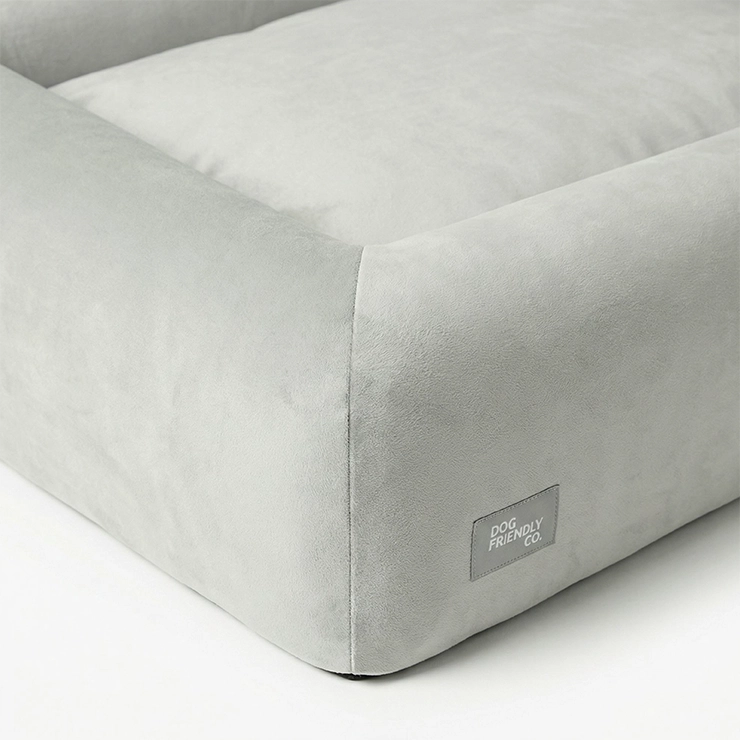 Premium Orthopedic Memory Foam Dog Bed - Grey (Small)