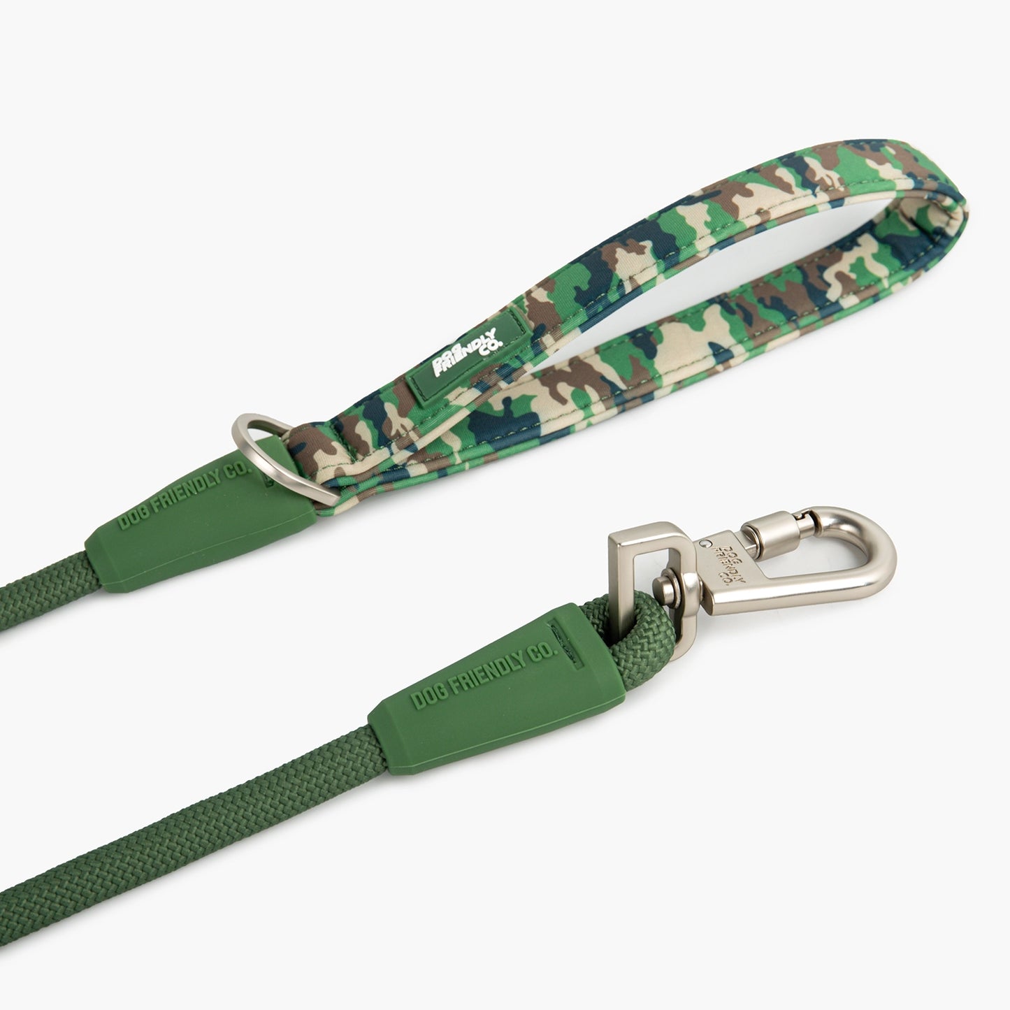 Rope Dog Leash - Green Camo
