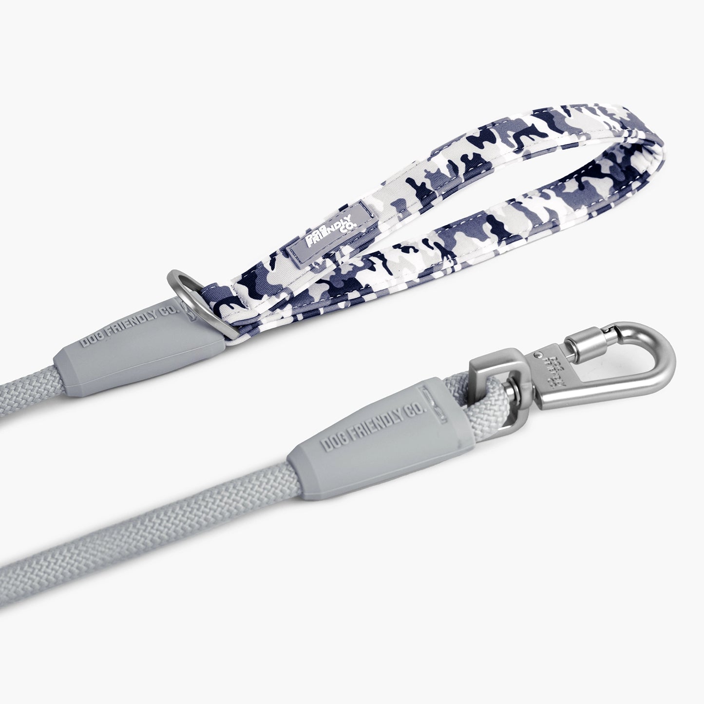 Rope Dog Leash - Grey Camo