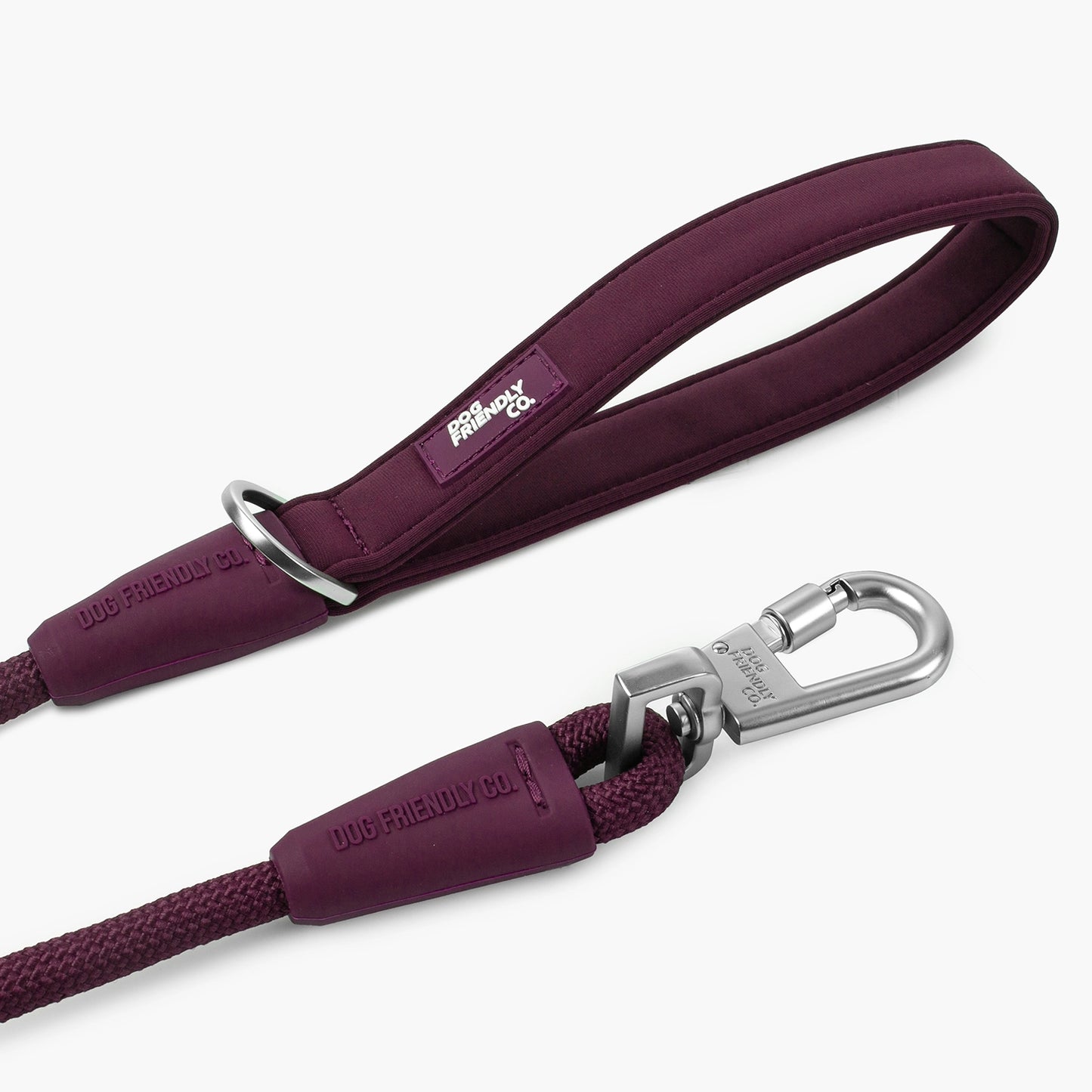Rope Dog Leash - Burgundy
