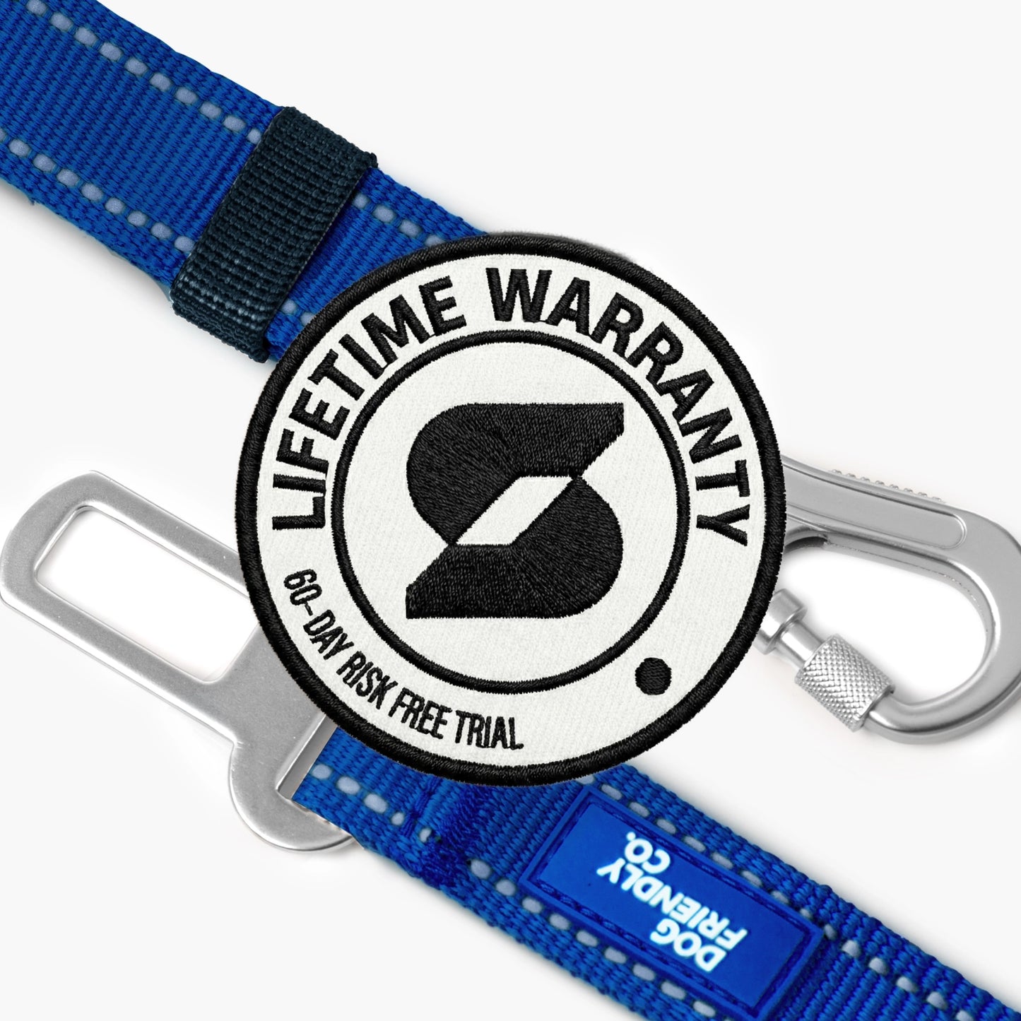 Dog Seat Belt - Classic Blue