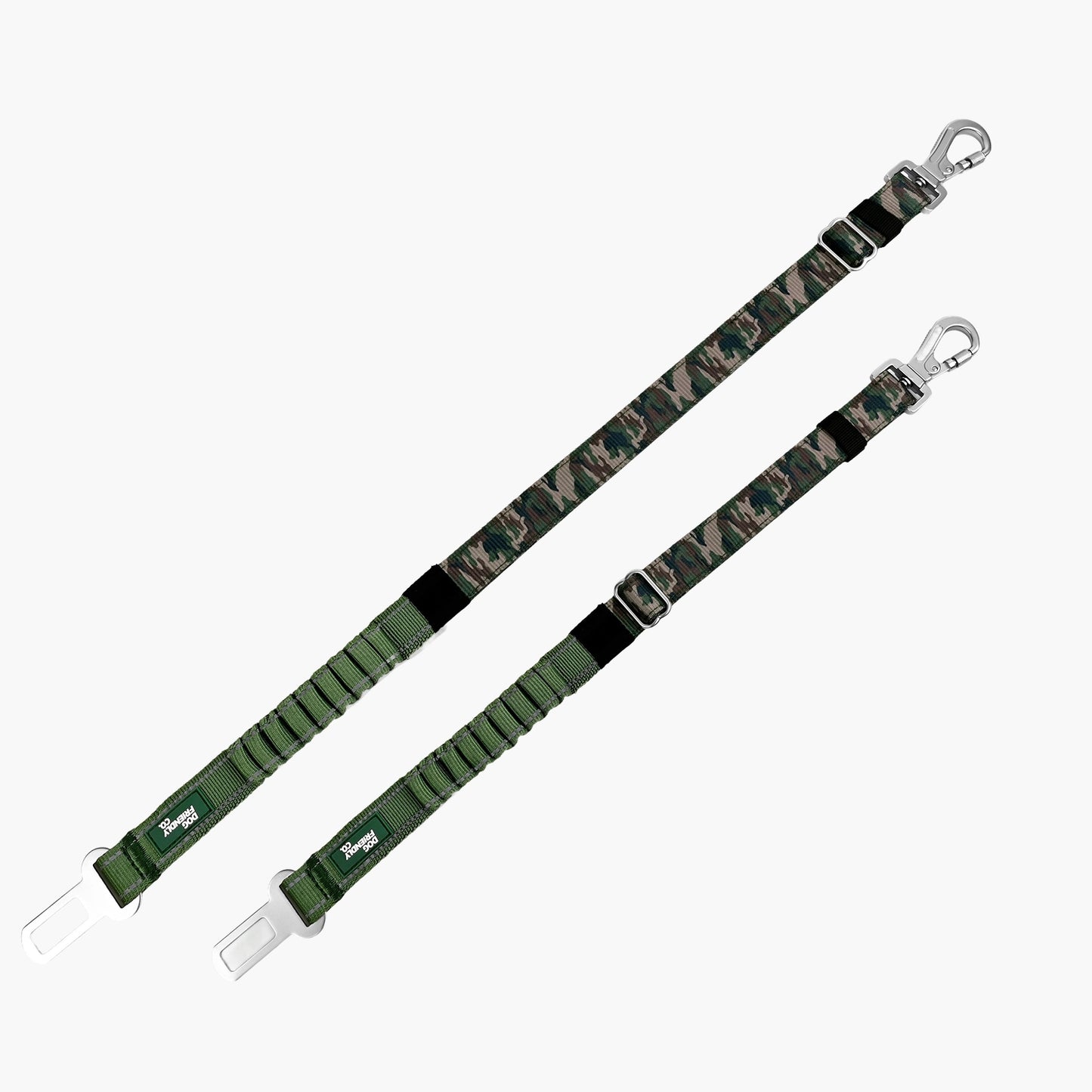 Dog Seat Belt - Green Camo