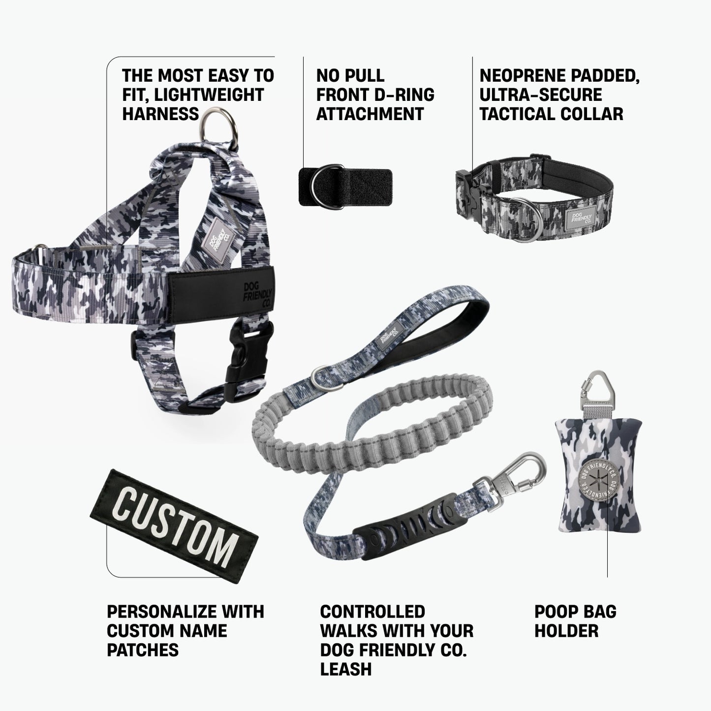 Ultimate No-Pull Bundle - Grey Camo