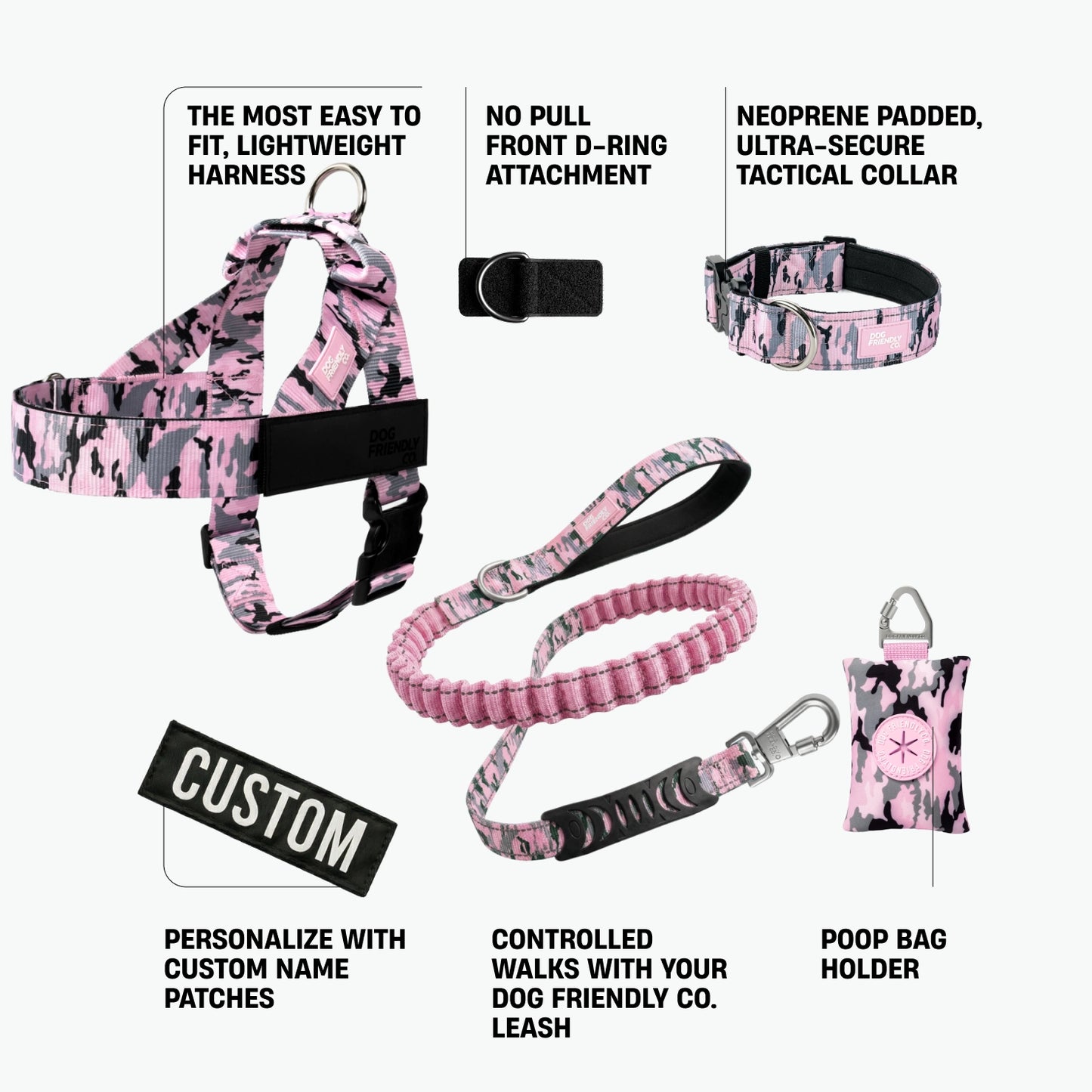 Ultimate No-Pull Bundle - Pink Camo