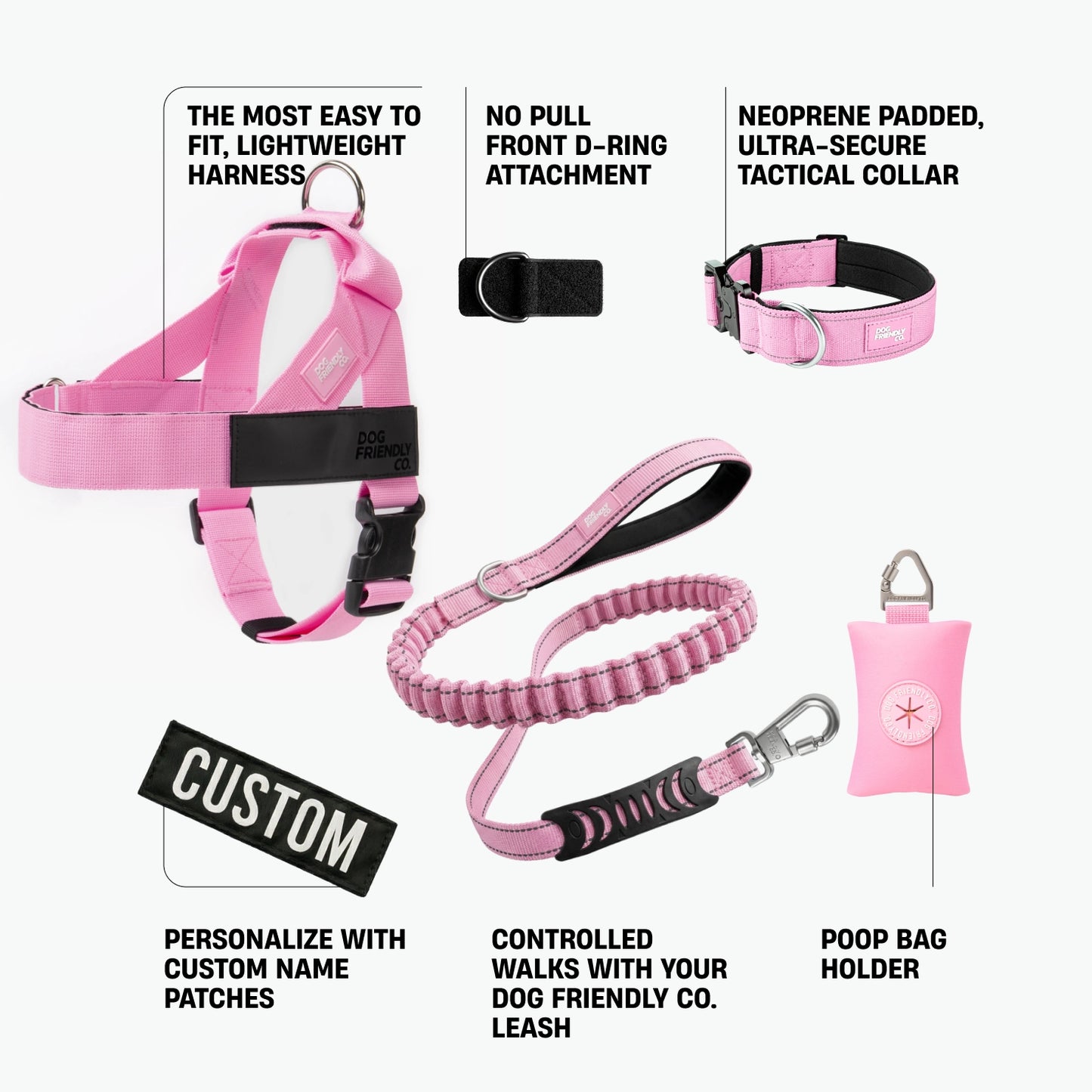 Ultimate No-Pull Bundle - Pink