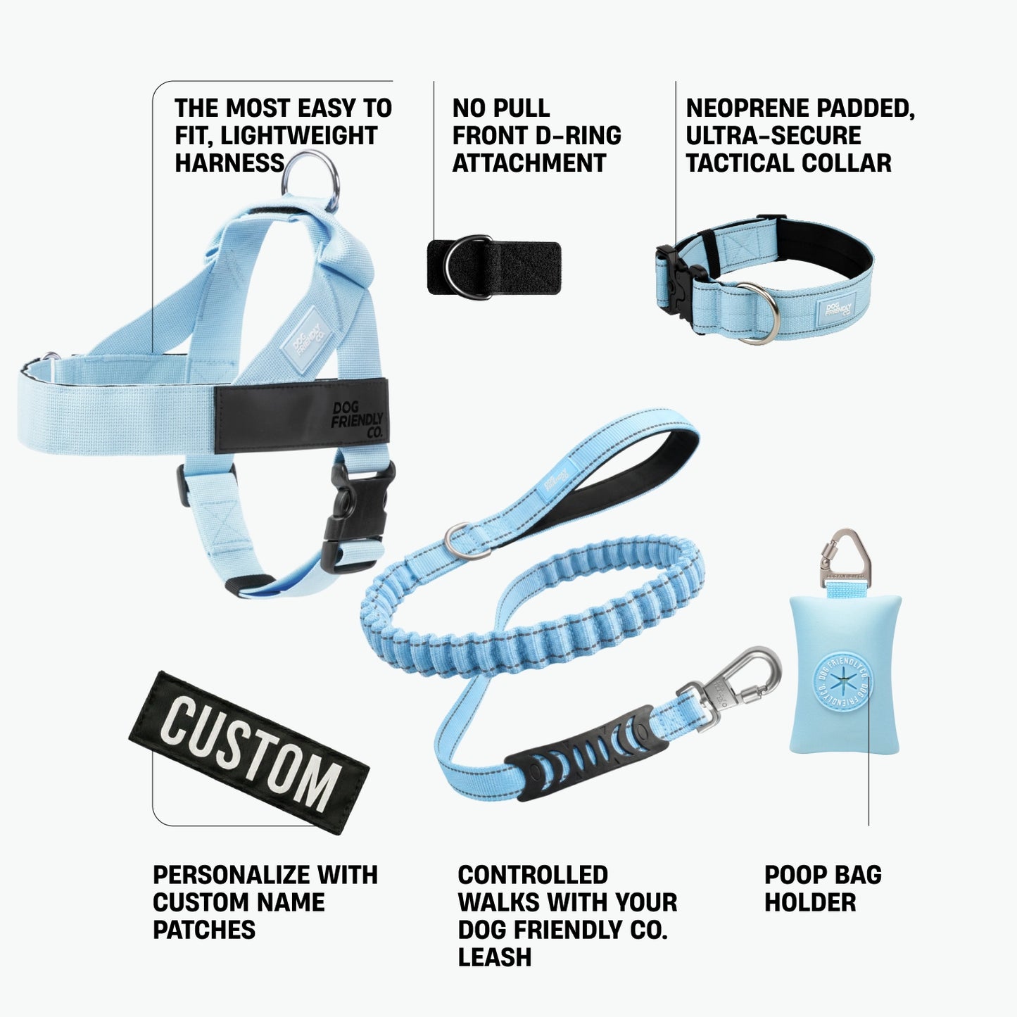 Ultimate No-Pull Bundle - Sky Blue