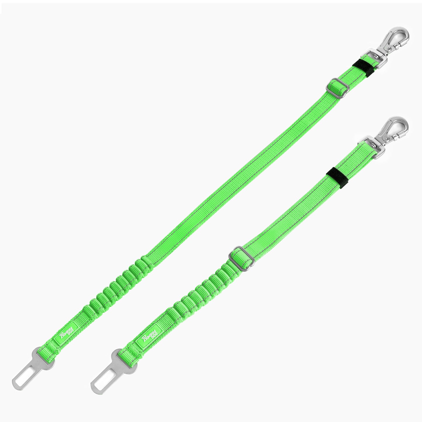 Dog Seat Belt - Neon Green
